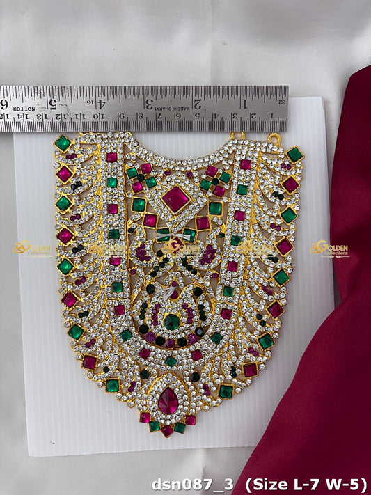 varalakshmi deity short necklace dsn 087_2