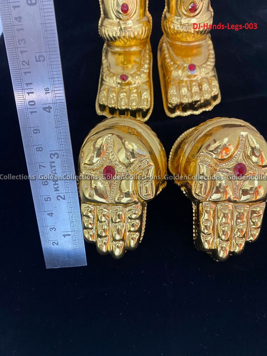 Varalakshmi Doll with Gold Plated Hands and Legs Hastam Padam | GoldenCollections 2