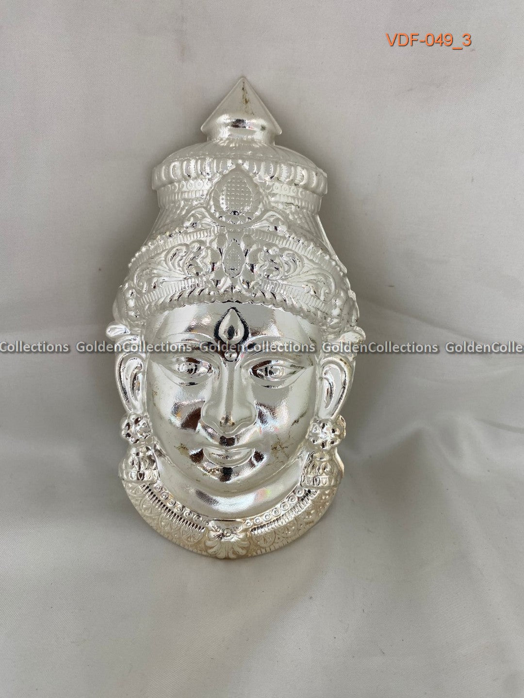 Varalakshmi German Silver Face for Pooja and Vratham VDF-049 3