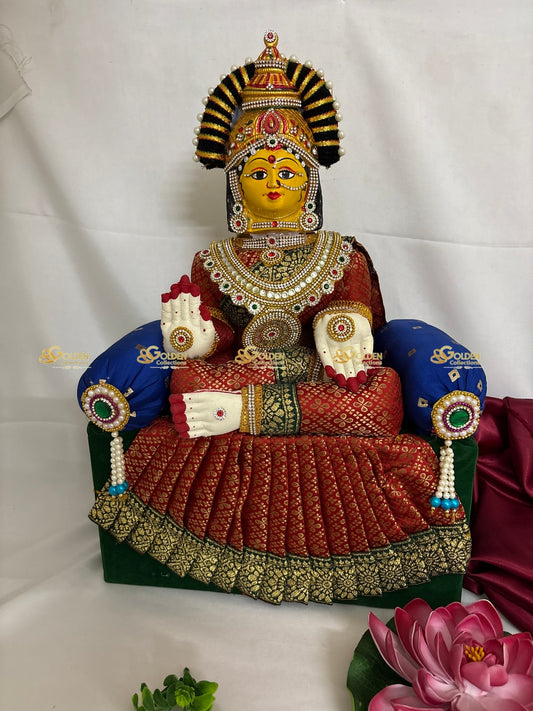 Goldencollections Varalakshmi Idol with Full Jewellery VVD-127