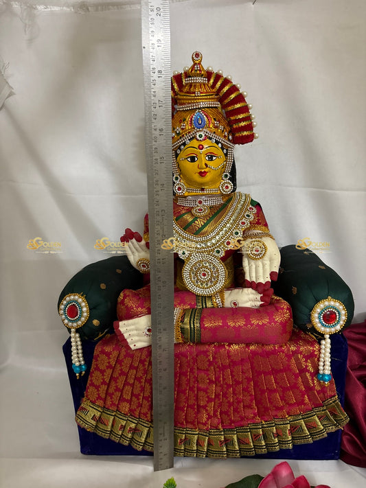 Charming Varamahalakshmi Idols Full Jewelry Goldencollections VVD-126