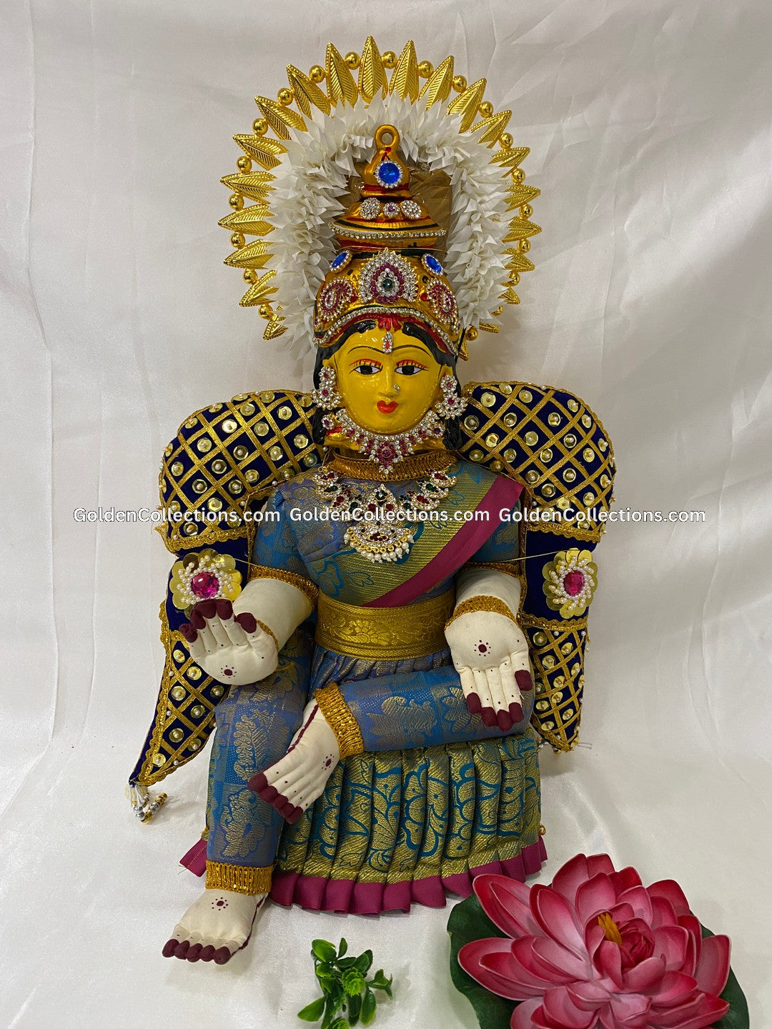 Order Now Varalakshmi Vratham Decoration Jewellery Doll Idol Blue order-now-varalakshmi-vratham-decoration-jewellery-doll-idol-blue
