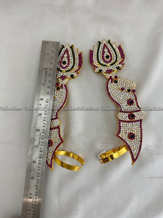 Varalakshmi Vratham Doll with Lotus Hands | Pink Multi | GoldenCollections 2