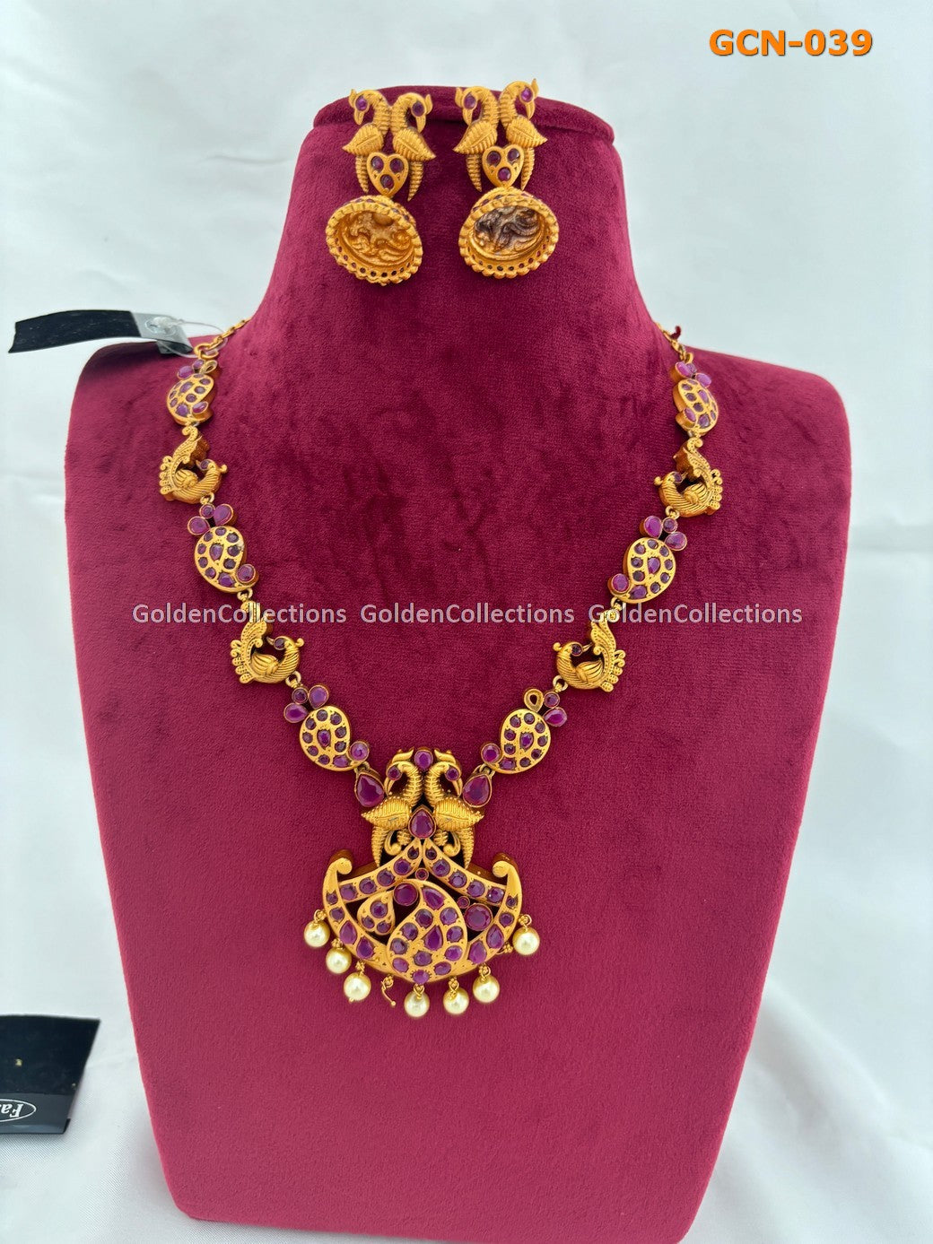 Wedding Gold Plated Necklace Design Costume Jewelry Necklace GCN-039