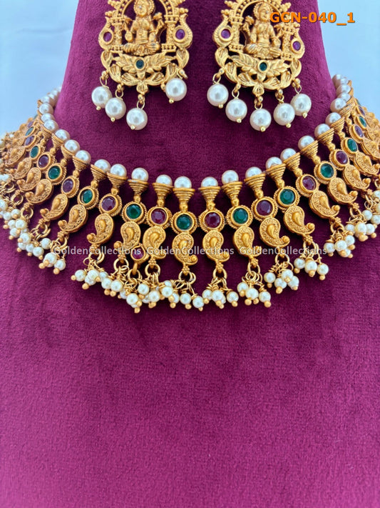 White Stone Necklace : Fashion Fave Gold Necklace GoldenCollections 2