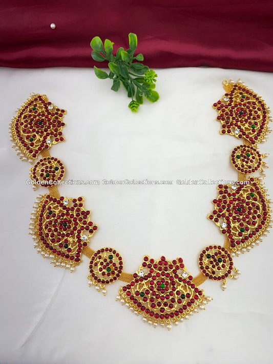 Bharatanatyam Dance Belt - Temple Jewelry Waist Belt BWB-002