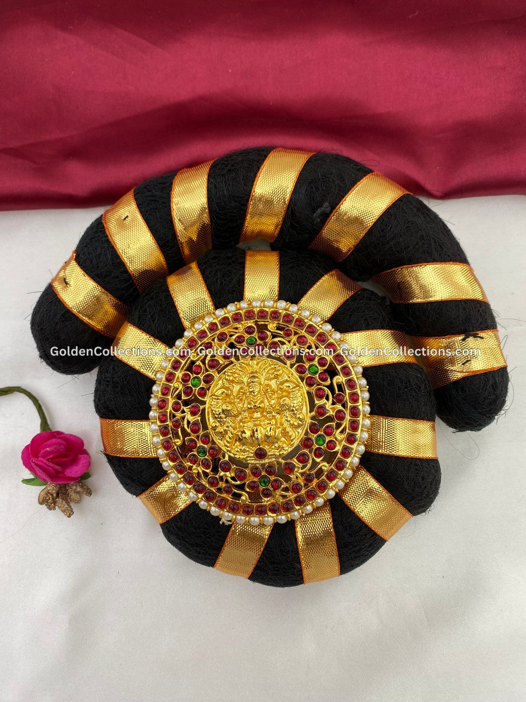 Bharatanatyam Dance Hair Bun Ring Goldencollections 2