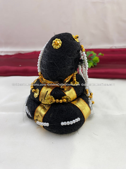 Bharatanatyam Hair Bun Decoration Goldencollections 2