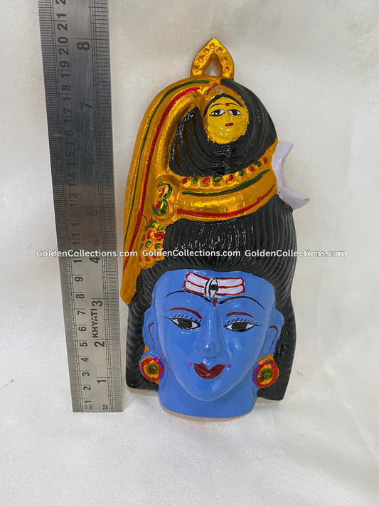 Shiva Face for Pooja VDF003 deity face for pooja alankaram image 2