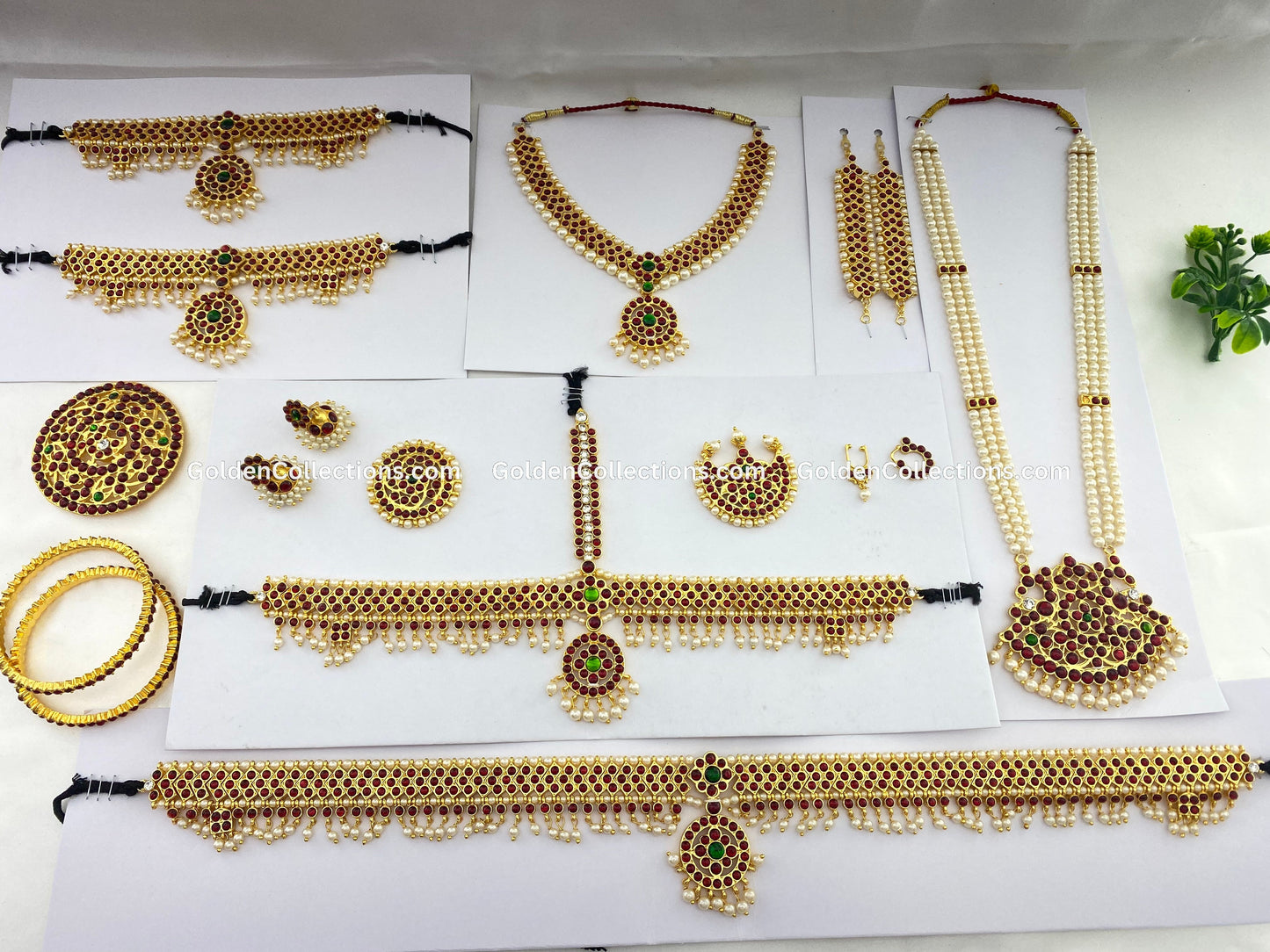 Exquisite Classical Dance Jewelry for Bharatanatyam BDS-014 2 | Bharatanatyam Jewellery 