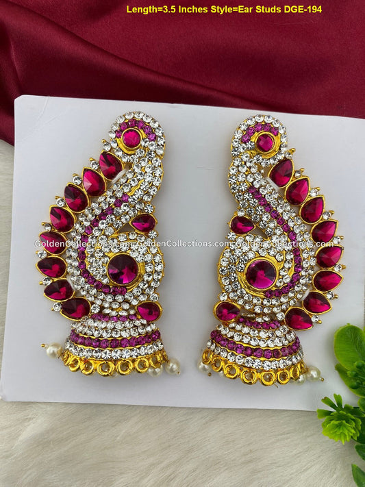 Goddess ear jewelry - GoldenCollections DGE-194