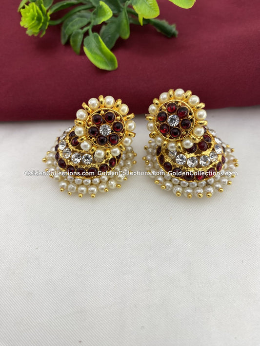 Kemp Stone Earrings Goldencollections Bje017