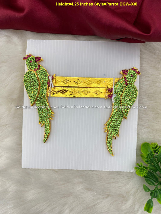 Mythical goddess holding parrot - GoldenCollections DGW-038