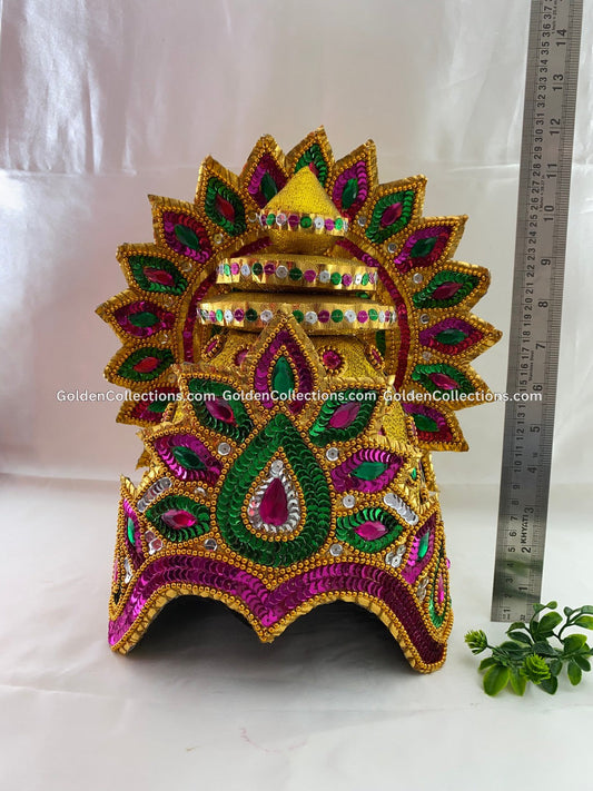 Stone Drama crown with intricate gemstone settings 2