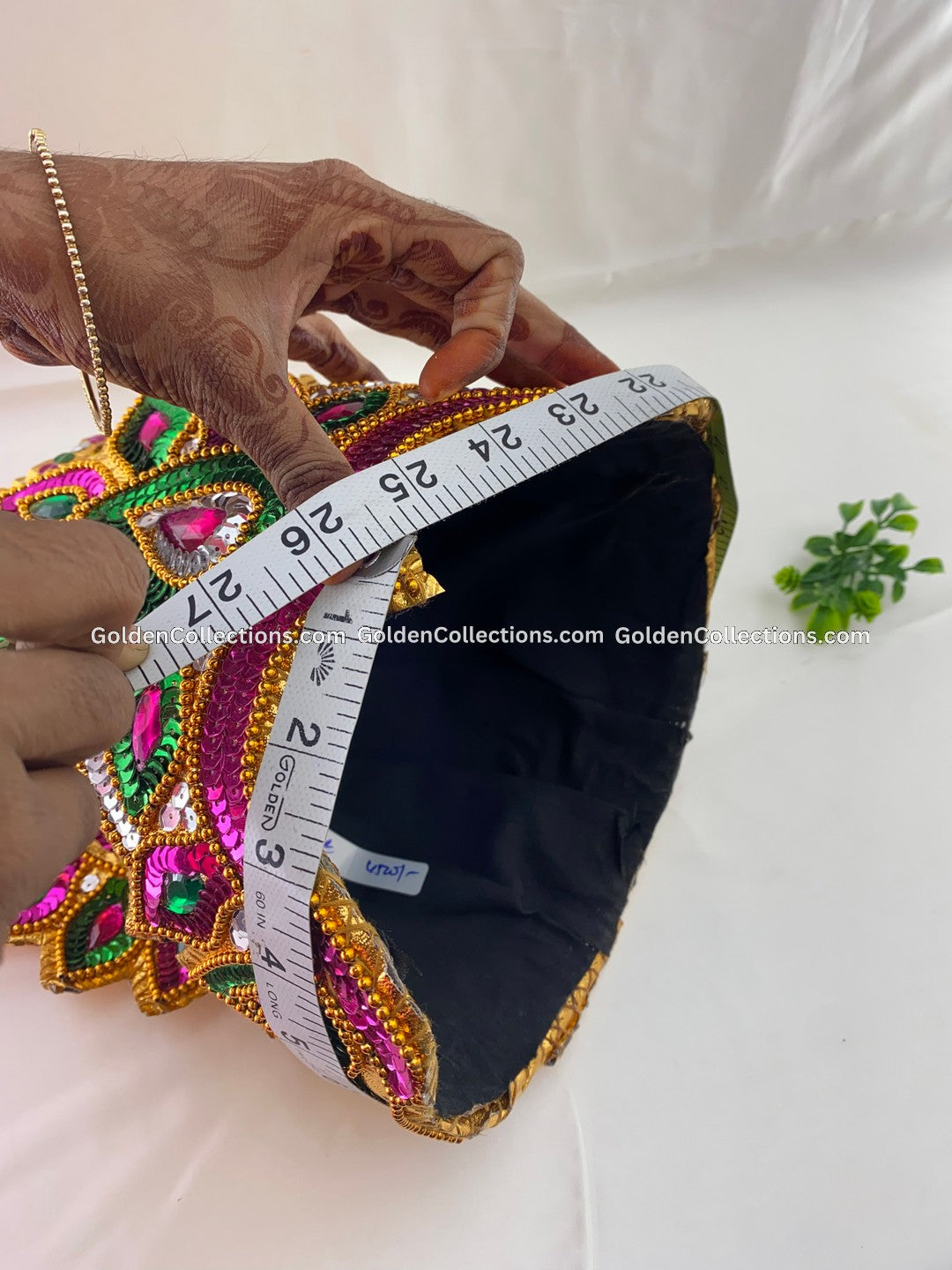 Stone Drama crown with intricate gemstone settings 3