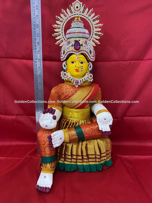 Varalakshmi Amman Face Jewelry Doll - VVD-053 2
