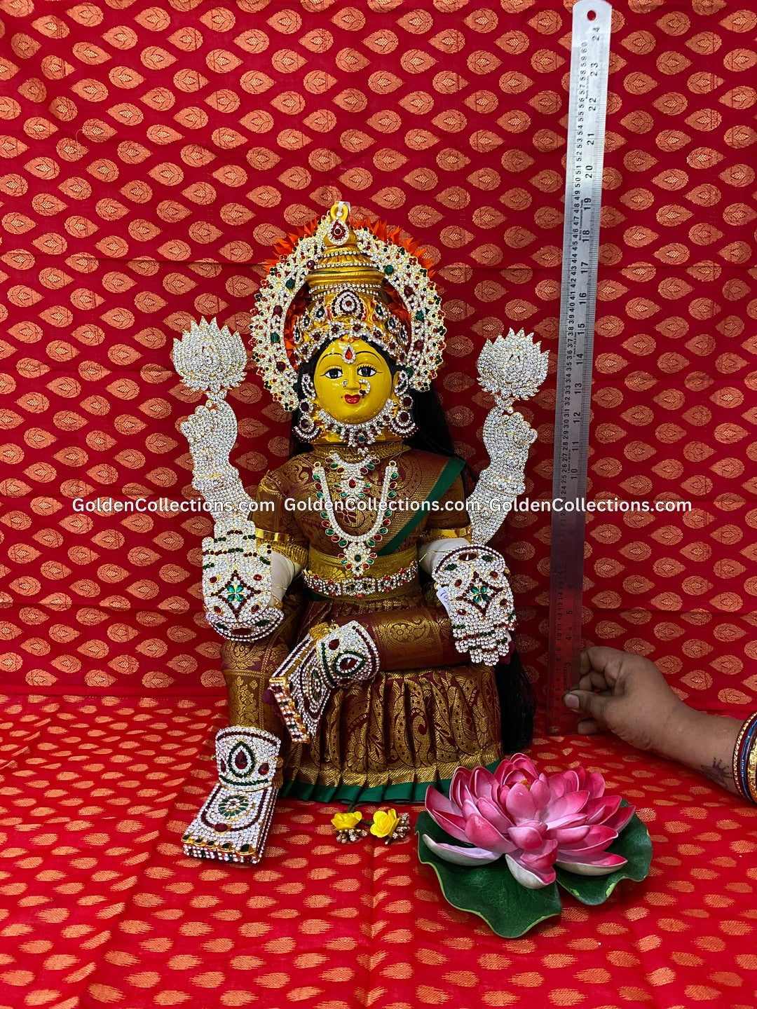 Varalakshmi Amman Idol Full Set 21 in Multi Color VVD007 for Varalakshmi Vratham pooja image 2