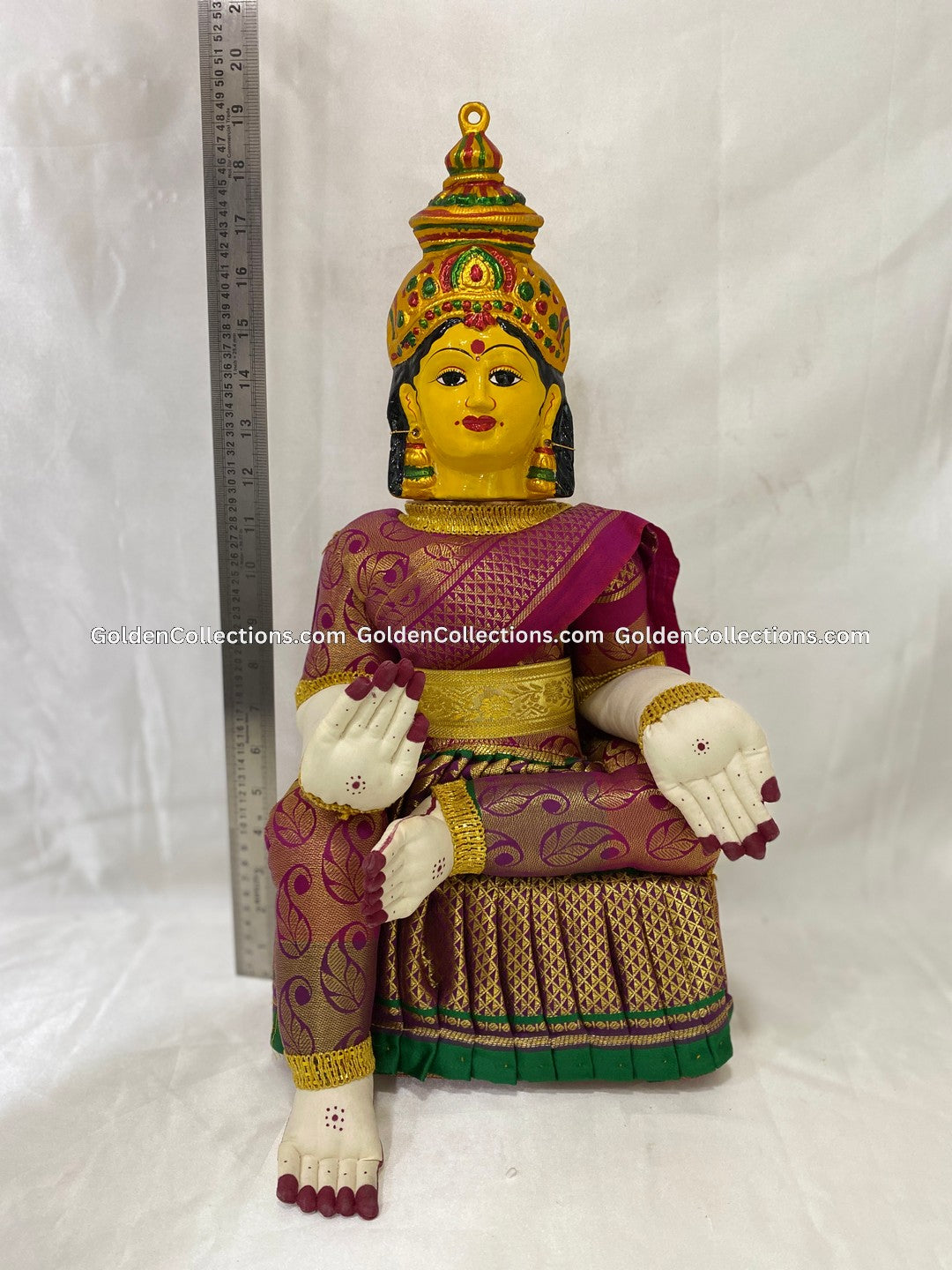 Varalakshmi Amman Idol Full Set 19 in Multi Color VVD028 for Varalakshmi Vratham pooja image 2