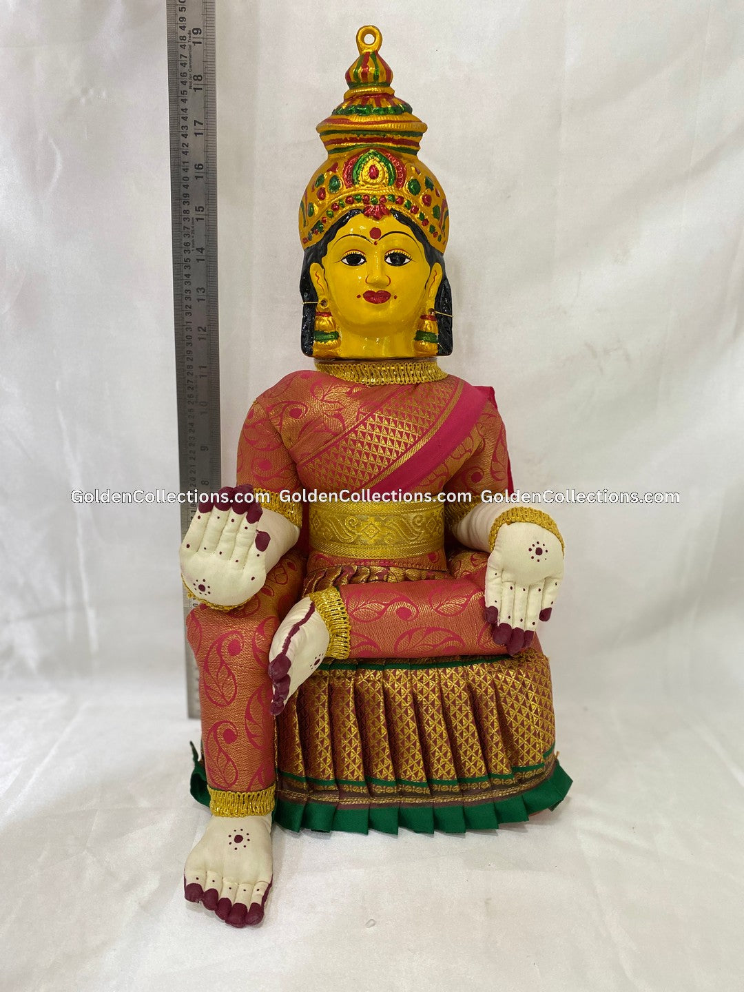 Varalakshmi Amman Idol Full Set 19 in Multi Color VVD041 for Varalakshmi Vratham pooja image 2