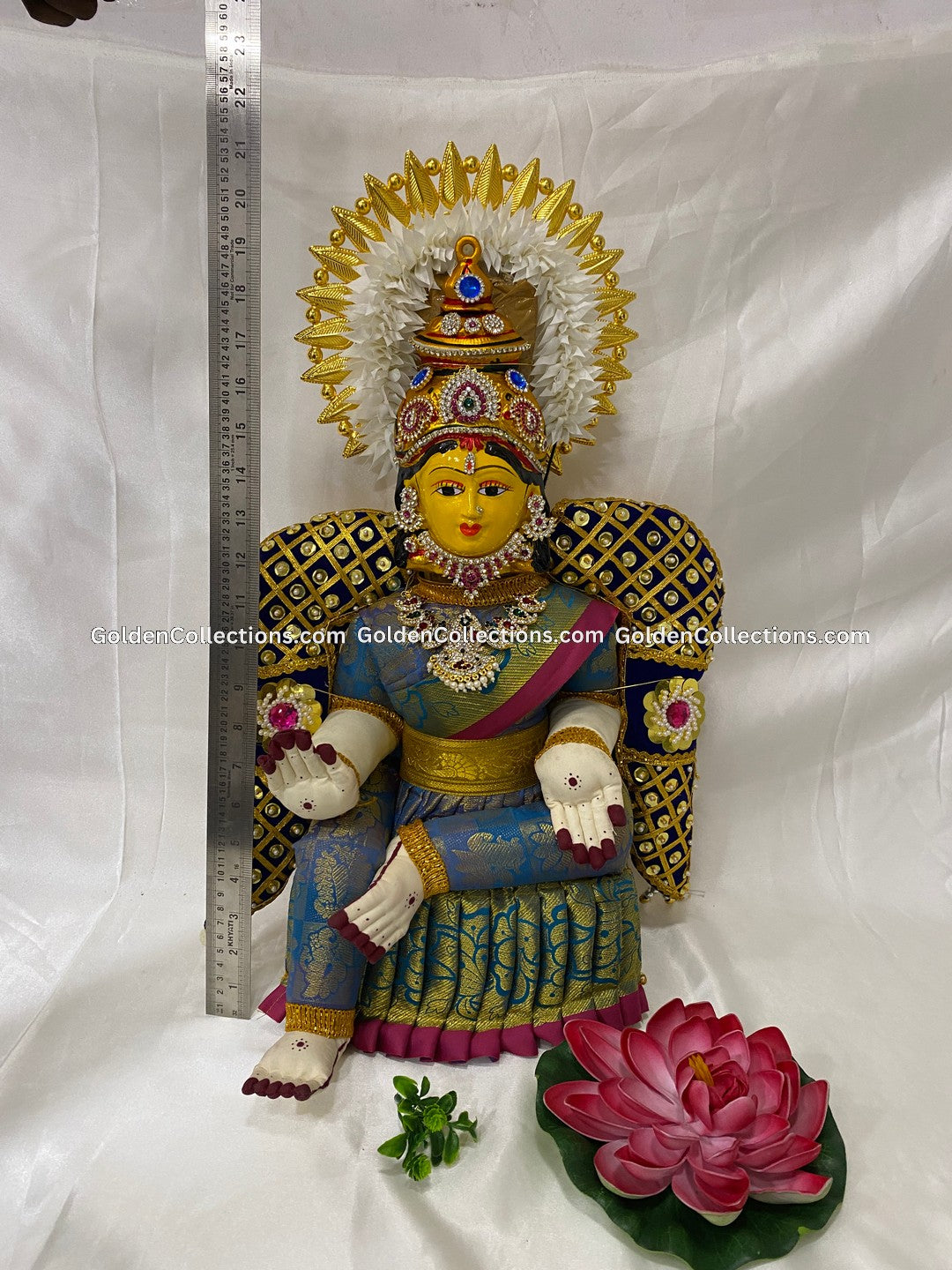 Varalakshmi Amman Idol Full Set 21 in Multi Color VVD011 for Varalakshmi Vratham pooja image 2