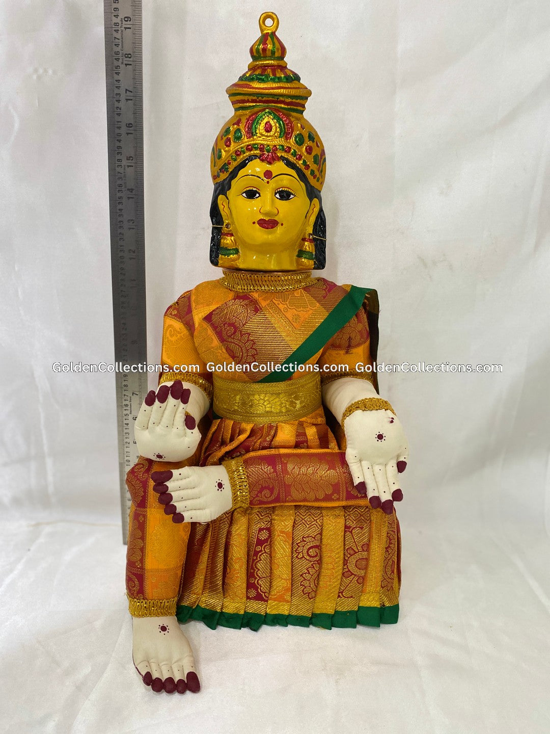 Varalakshmi Amman Idol Full Set 19 in Multi Color VVD039 for Varalakshmi Vratham pooja image 2