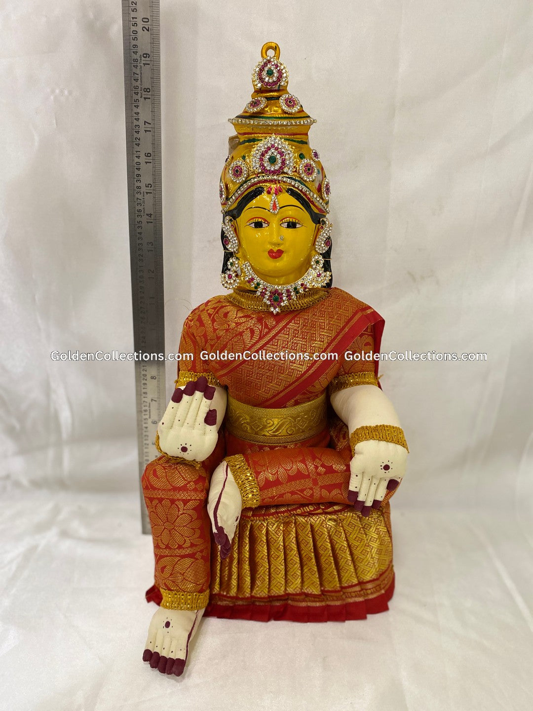 Varalakshmi Amman Idol Full Set 19 in Multi Color VVD037 for Varalakshmi Vratham pooja image 2