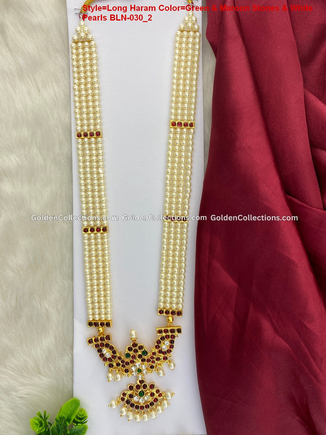 Your Destination for Bharatanatyam Long Necklaces BLN-030 2