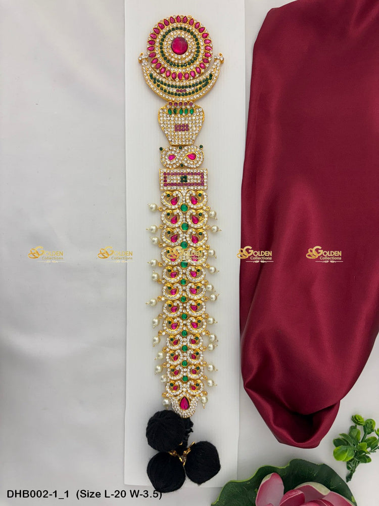 Buy God & Goddess Hair Accessories | Jada, Jadai, Maang Tikka & More by GoldenCollections