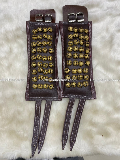 4-Line-Brown-Leather-Ghungroo-Salangai-GoldenCollections-1