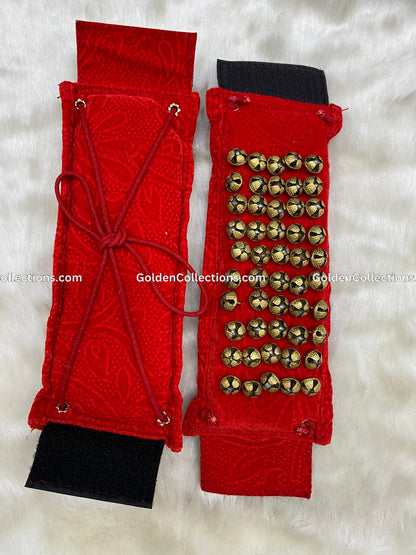 5-Line-Red-Velvet-Ghungroo-Salangai-with-strap-velcro-GoldenCollections-2