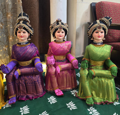 Ashta Lakshmi Doll Set for Varalakshmi Pooja and Navratri 21 in VVD098 for Varalakshmi Vratham pooja image 6