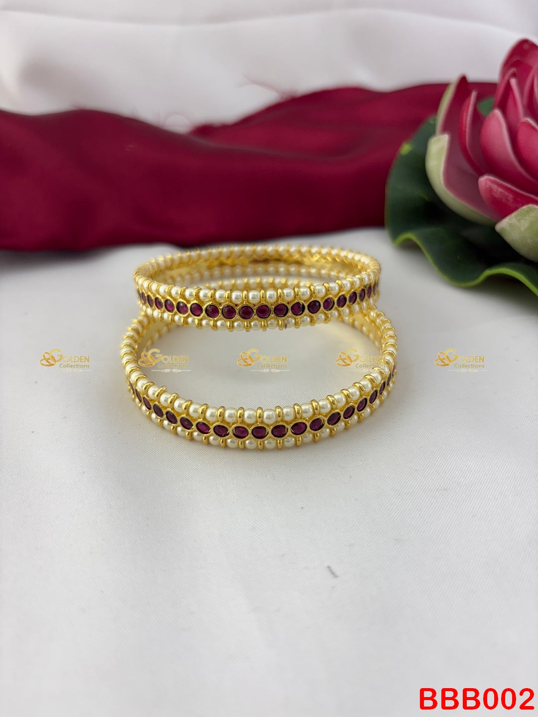 Kemp Bangles Temple Jewellery for Bharatanatyam Arangetram GoldenCollections BBB002