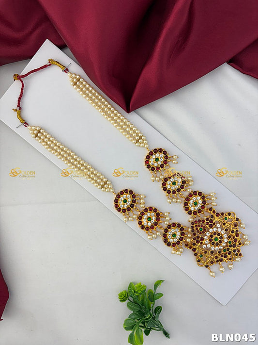Bharatanatyam Indian Dance Necklace Goldencollections