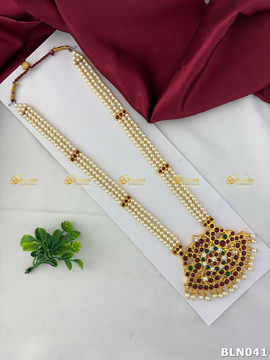 Bharatanatyam Indian Temple Necklace BLN041