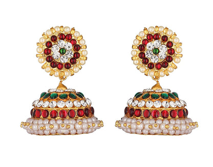 Bharatanatyam Jhumki Earrings in Traditional Design