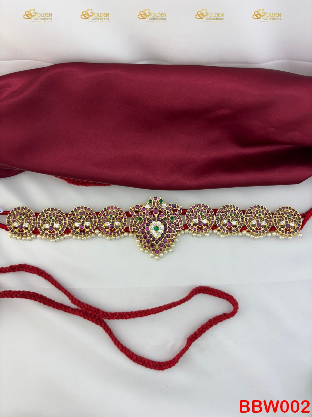Bharatanatyam Kemp Waistbelt Oddiyanam Vaddanam Temple Jewellery