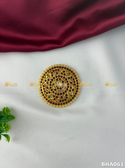 Bharatanatyam Rakodi Hair Ornament BHA-061 for Bharatanatyam and Kuchipudi dance hairstyle