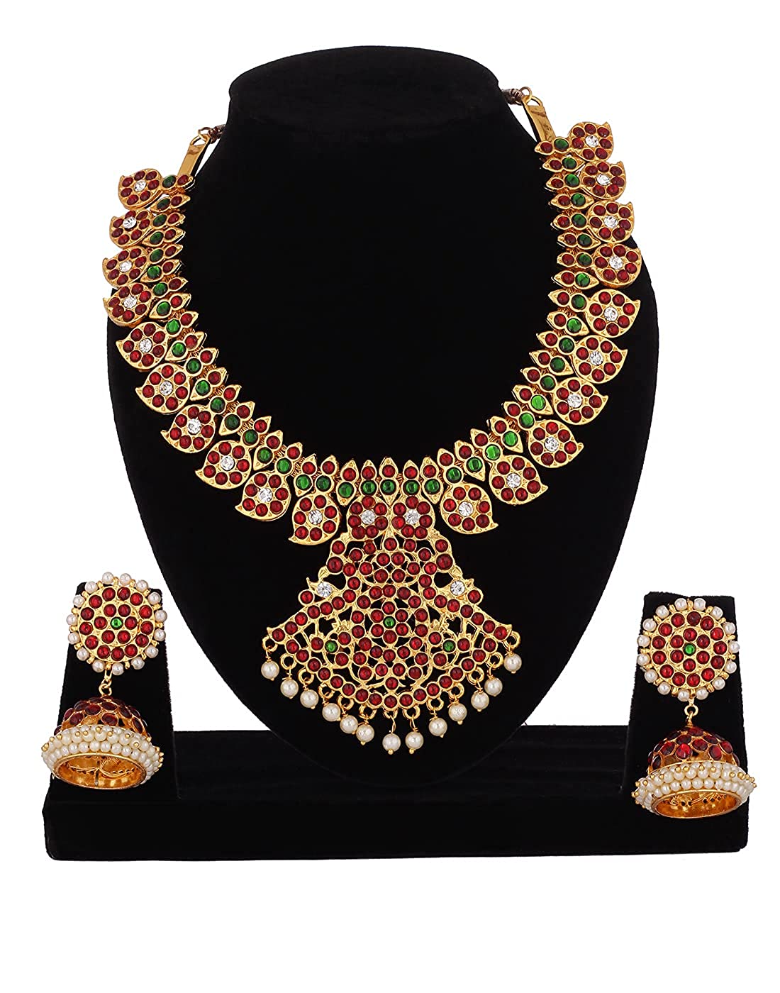 Bharatanatyam, Short, Necklace, mango Goldencollections