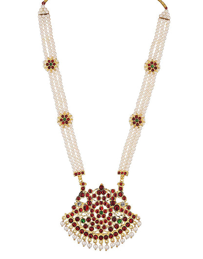 Bharatanatyam Antique Pearls Haram  Goldencollections