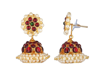 Bharatanatyam temple Classical Dance Earrings golldencollections