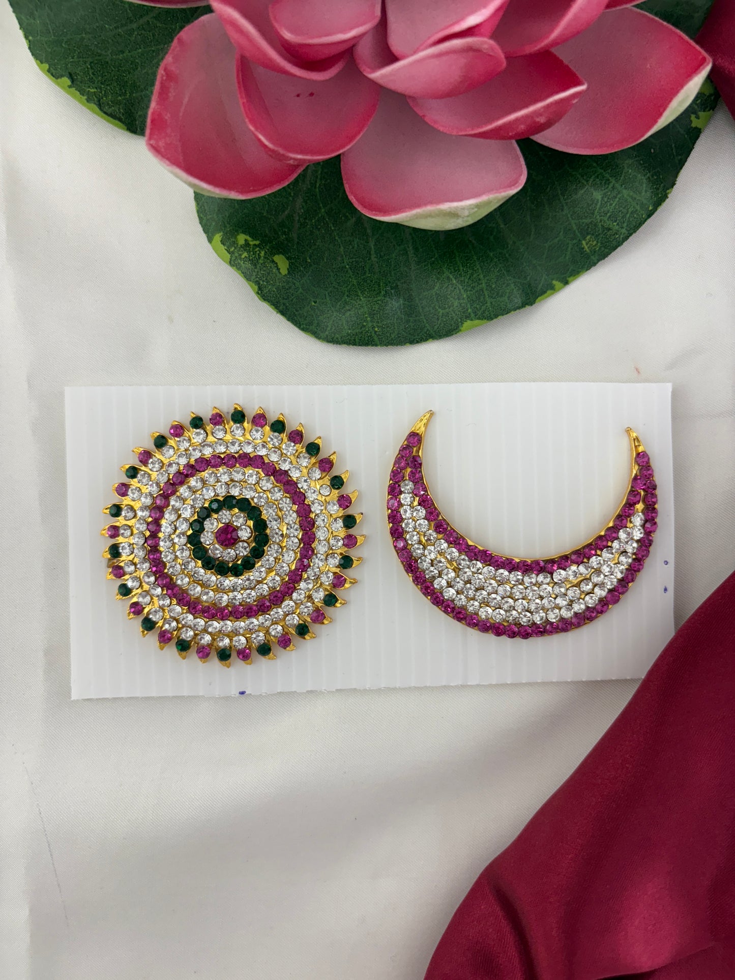 Elegant Deity Surya Chandra Billai Dsm006 Image 1