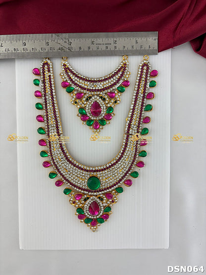 Amman / Ammavaru 2 Step Short Necklace DSN064 deity short necklace image 3
