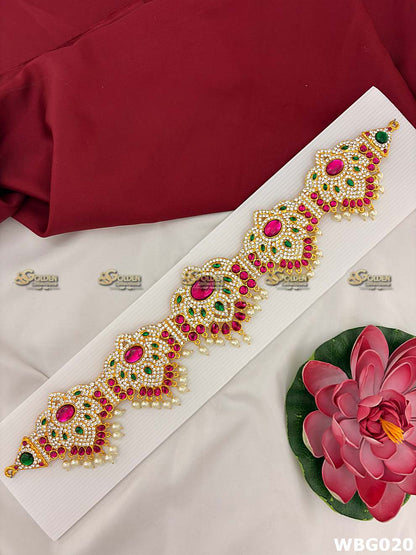 Deity Vaddanam Waist Belt with Stone Work WBG-020
