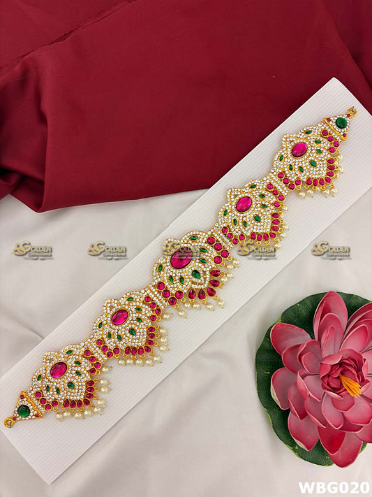 Deity Vaddanam Waist Belt with Stone Work WBG-020