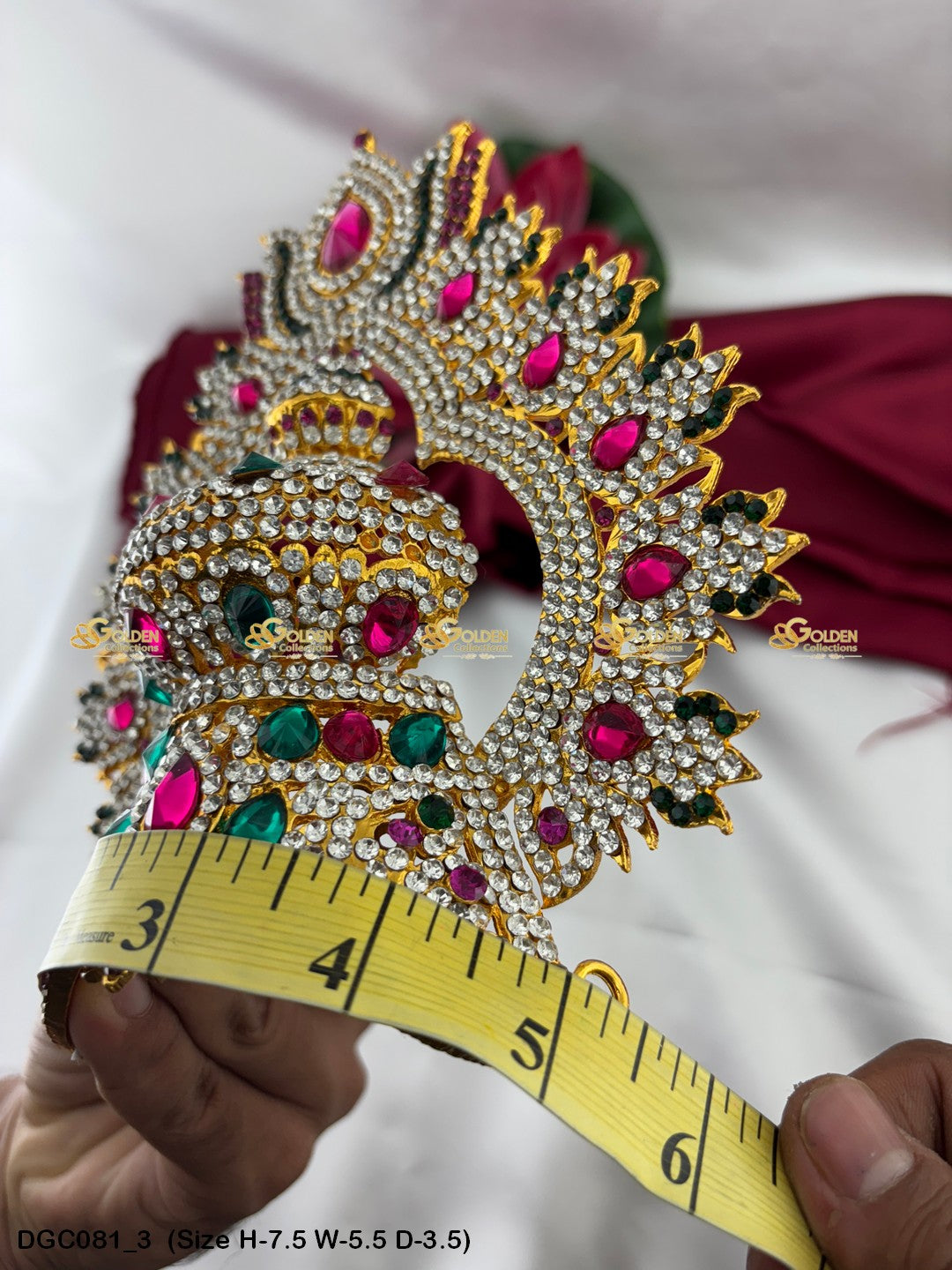 Deity Arch Stone Crown DGC081 deity crown image 3