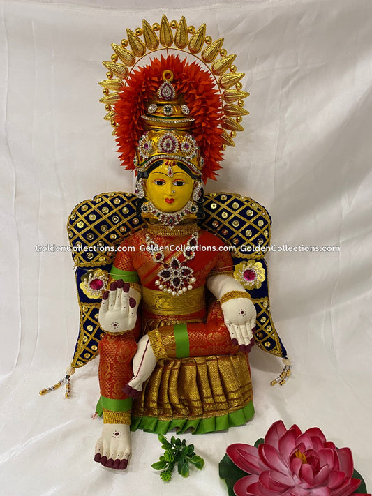 Varalakshmi Amman Idol Full Set 22 in Red VLD044 for Varalakshmi Vratham pooja image 1