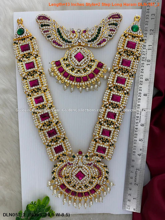 Lakshmi / Amman 2 Step Long Haram DLN057 deity long haram image 2