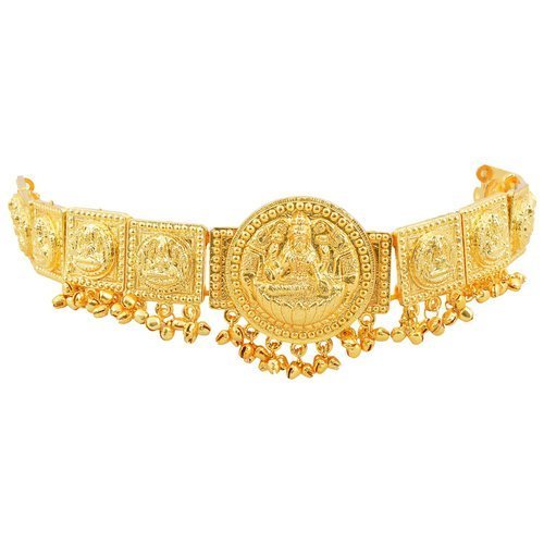 Astha Lakshmi Gold Plated Vaddanam Waist Belt- Goldencollections