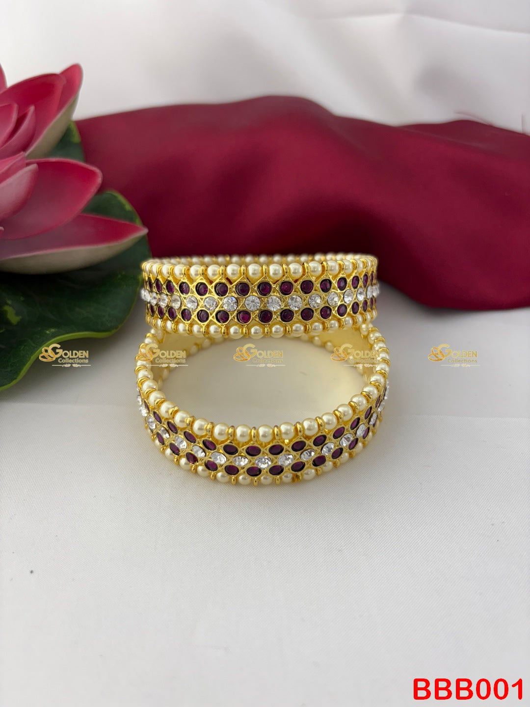 GoldenCollections Temple Jewellery Kemp Bangles BBB001