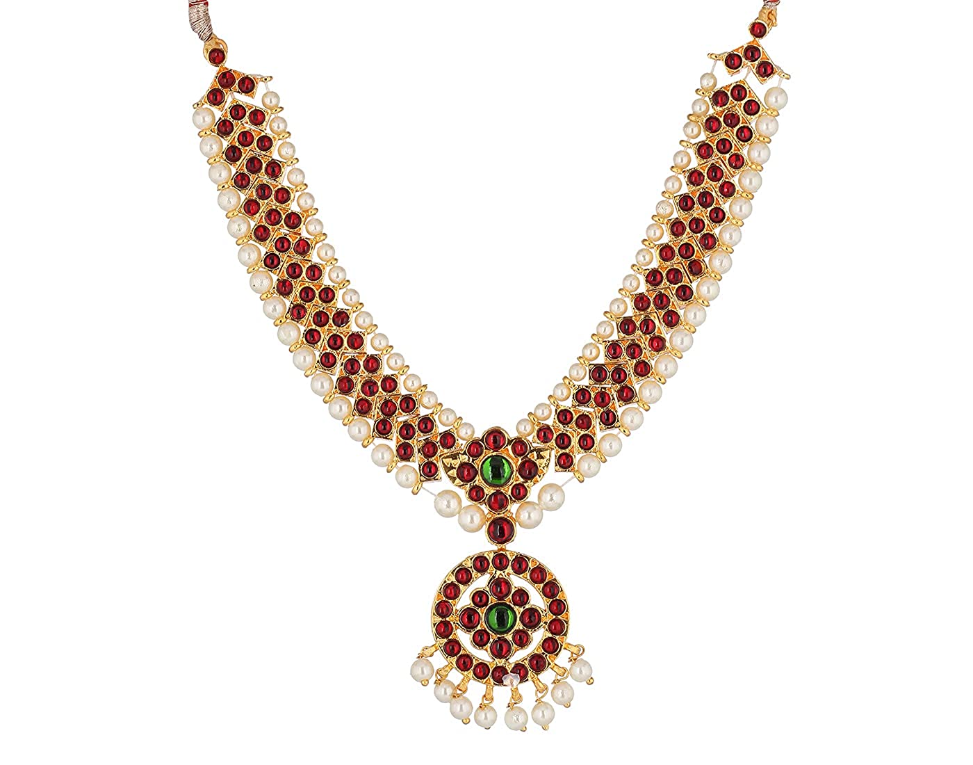 Harmony Bharatanatyam Short Necklace Goldencollections